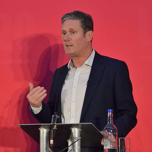 Keir Starmer during the Labour leadership election 2020