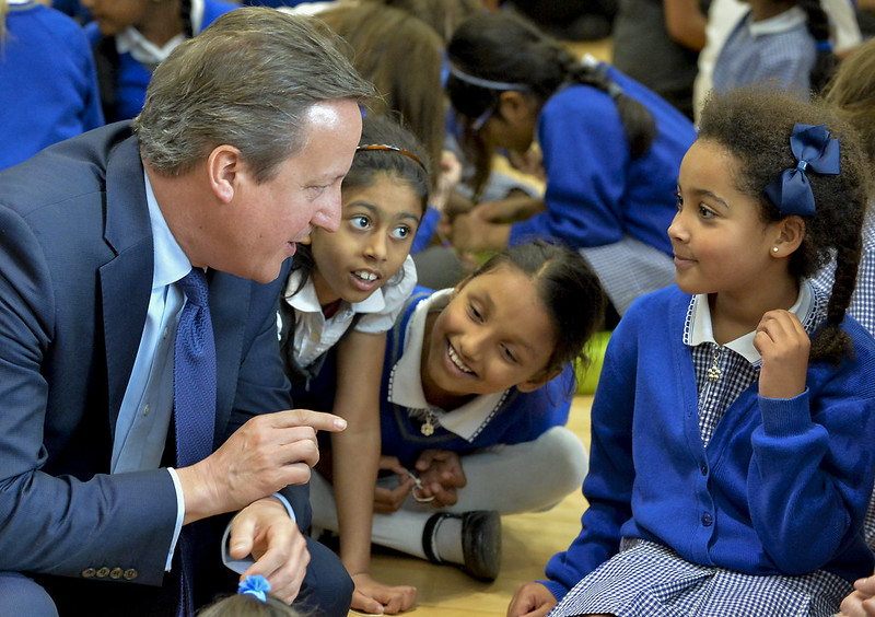 David Cameron visit to the Reach Academy, Feltham on his last day as Prime Minister