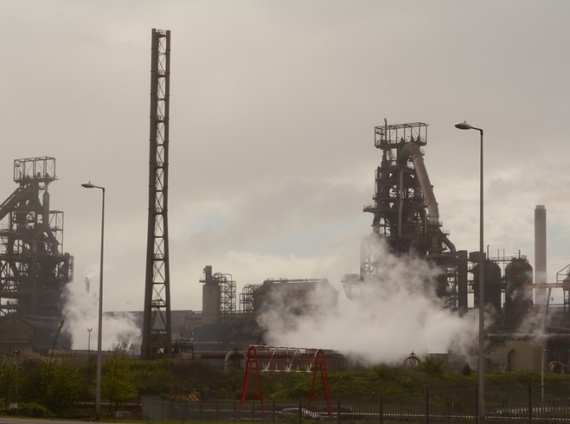 Blast furnaces 4 & 5 at Port Talbot steelworks